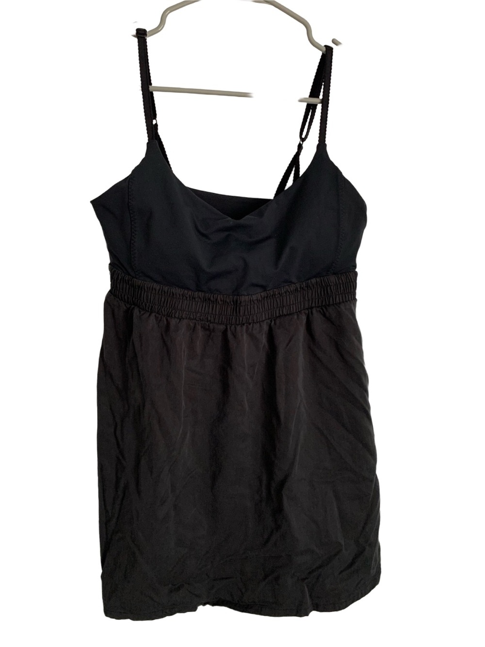 LULULEMON Women’s Black Removable Pads (Included) Babydoll Camisole